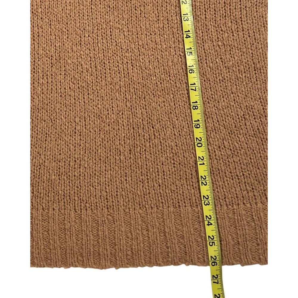Aerie Women XS Sweater Oversize Boxy Fit Wool Alpaca Polyamide Tan Clunky Knit - Picture 9 of 9